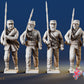 Confederate right shoulder shift marching infantry in hats, variant 9
