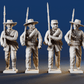 CSA right shoulder shift marching infantry mixed headdress variant 1 rear view