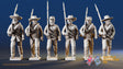 Confederate right shoulder shift marching infantry with mixed headdress, variant 2