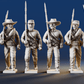 CSA right shoulder shift marching infantry mixed headdress variant 3 rear view
