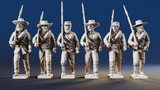 CSA right shoulder shift marching infantry mixed headdress variant 3 rear view
