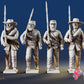 Confederate right shoulder shift marching infantry with mixed headdress, variant 7
