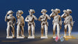 CSA Virginia dismounted skirmish command miniature figures