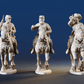 CSA Virginia cavalry galloping command miniature figures variant 1 rear view