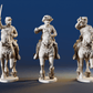 CSA Virginia cavalry galloping command miniature figures variant 2 rear view