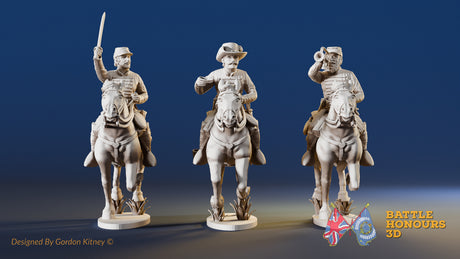CSA Virginia galloping command miniature figures variant 2