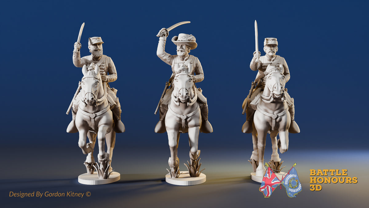 CSA Virginia galloping swords miniature figures