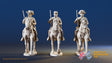CSA Virginia trotting carbines miniature figures