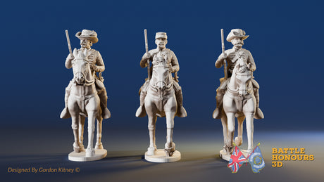 CSA Virginia trotting carbines miniature figures