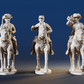 CSA Virginia cavalry trotting command miniature figures variant 1 rear view