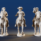 CSA Virginia cavalry trotting command miniature figures variant 2 rear view