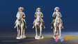 CSA Virginia trotting swords miniature figures
