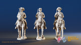 CSA Virginia trotting swords miniature figures