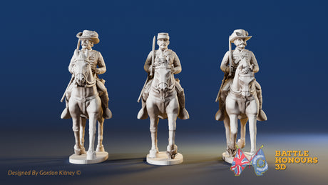 CSA Virginia trotting swords miniature figures