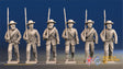 Confederate infantry march attack in new hats pose 1