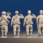Confederate skirmishing Zouave command rear view
