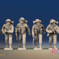 WW2 Canadian Battledress Advancing miniature figures front view
