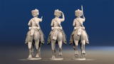 Napoleonic French Elite Hussars - Campaign Dress, Colpack, Galloping