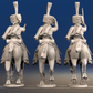 Napoleonic French Elite Hussars - Full Dress, Colpack, Galloping