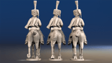Napoleonic French Elite Hussars - Full Dress, Colpack, Trotting