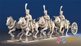 French artillery train shako galloping view 1