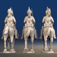 Napoleonic French Dragoons - Covered Helmet Trotting - Set 2