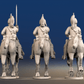 Napoleonic French Dragoons - Covered Helmet Galloping, Back Set 3