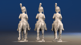 Napoleonic French Elite Dragoons - Bearskin Trotting