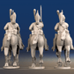 Napoleonic French Dragoons - Uncovered Helmet Galloping - Set 2