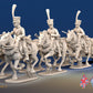 French 6 Horse Caisson With Riders Shako Trotting