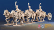 French 6 horse limber shako galloping alternate view