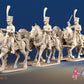 French 6 Horse Limber Shako Trotting