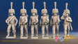 French advancing elite Voltigeurs colpack with command alternate view