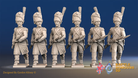 French Carabiniers advancing alternate view