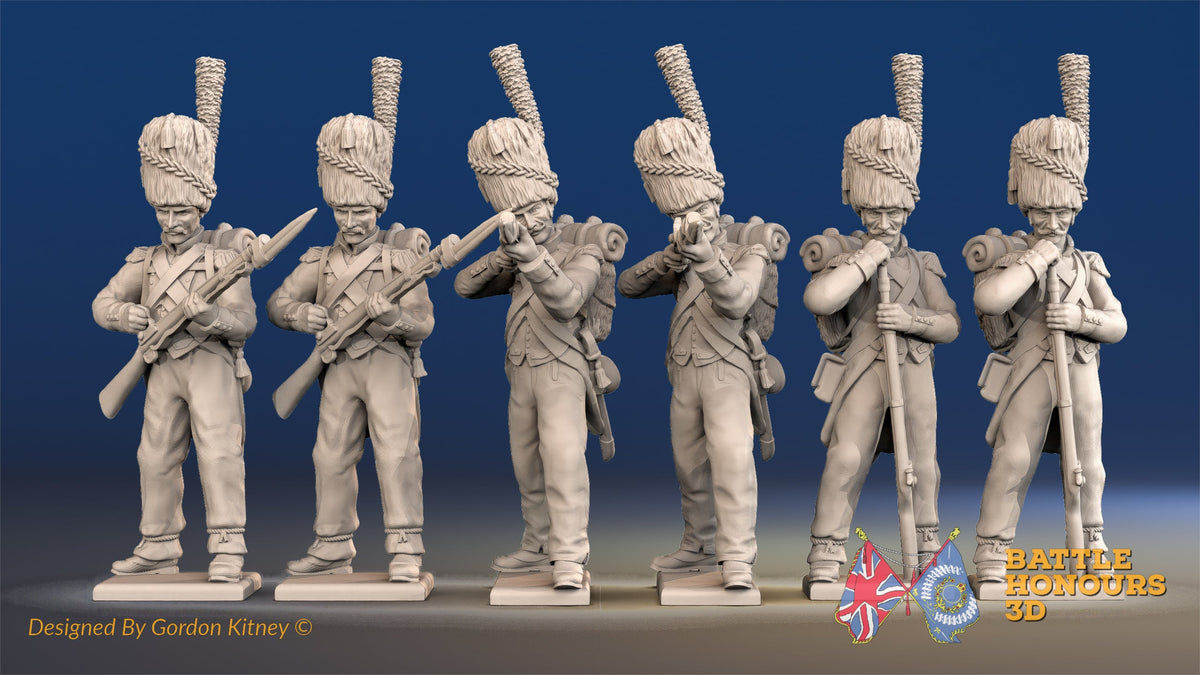 French Carabiniers firing and loading alternate view