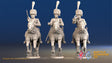 French Chasseur Cheval command full dress galloping set 1 alternate view