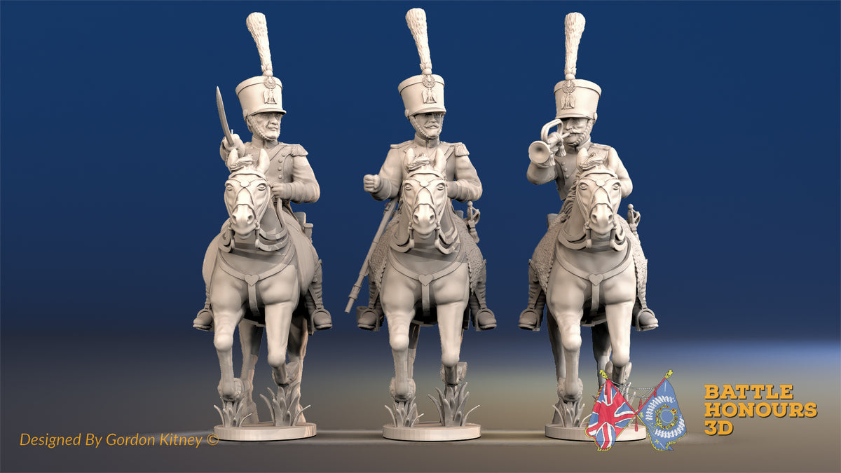 French Chasseur Cheval command galloping set 2