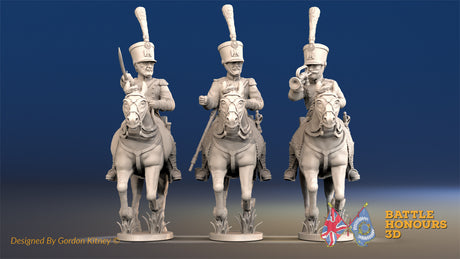 French Chasseur Cheval command galloping set 2