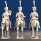 French Chasseurs à Cheval command trotting set 2 rear view