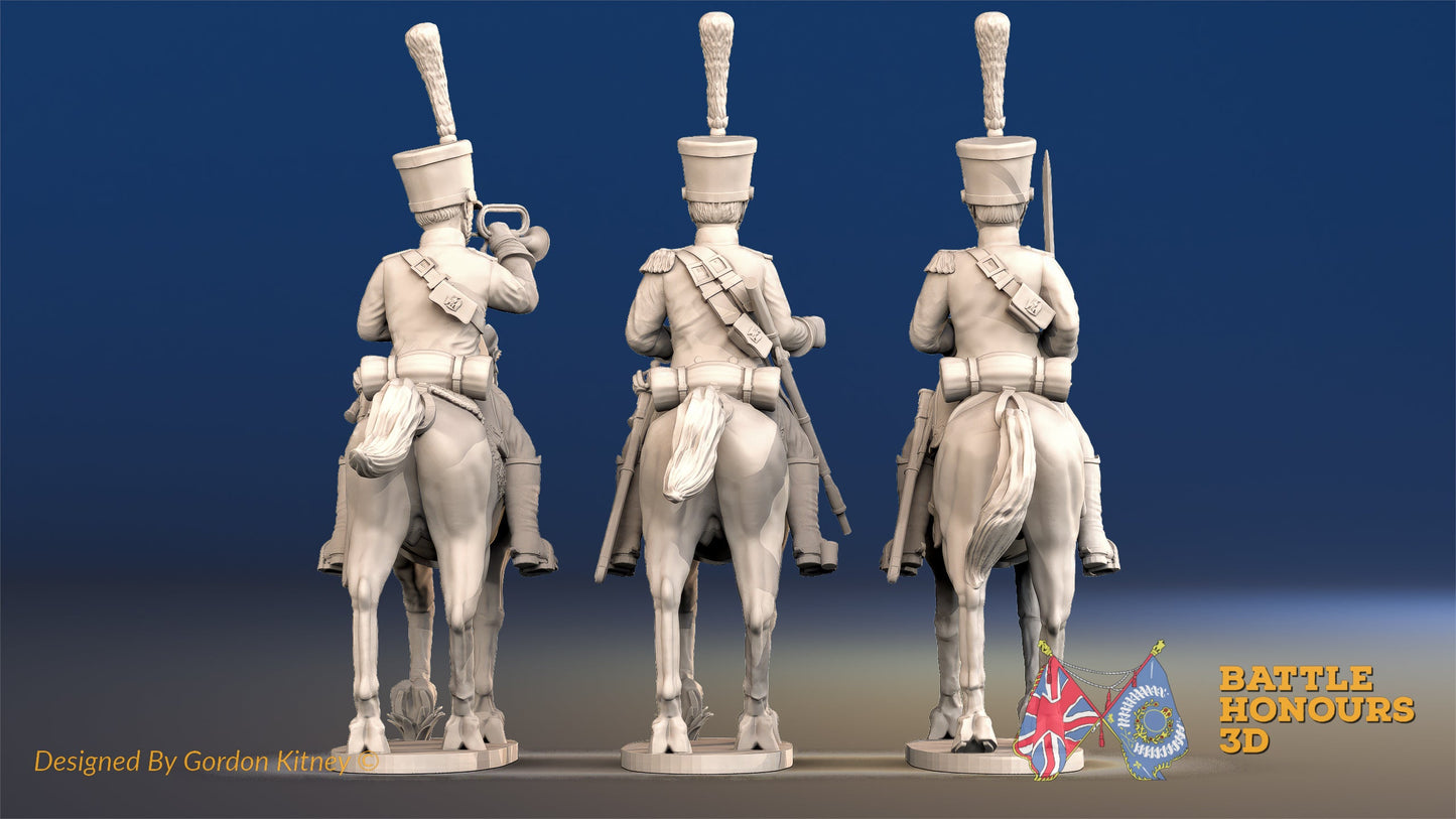 French Chasseur à Cheval Command Trotting Set 2