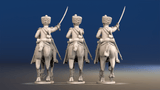 French Elite Chasseurs à Cheval campaign dress galloping set 2 rear view