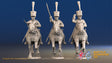 French Chasseur Cheval full dress galloping alternate view