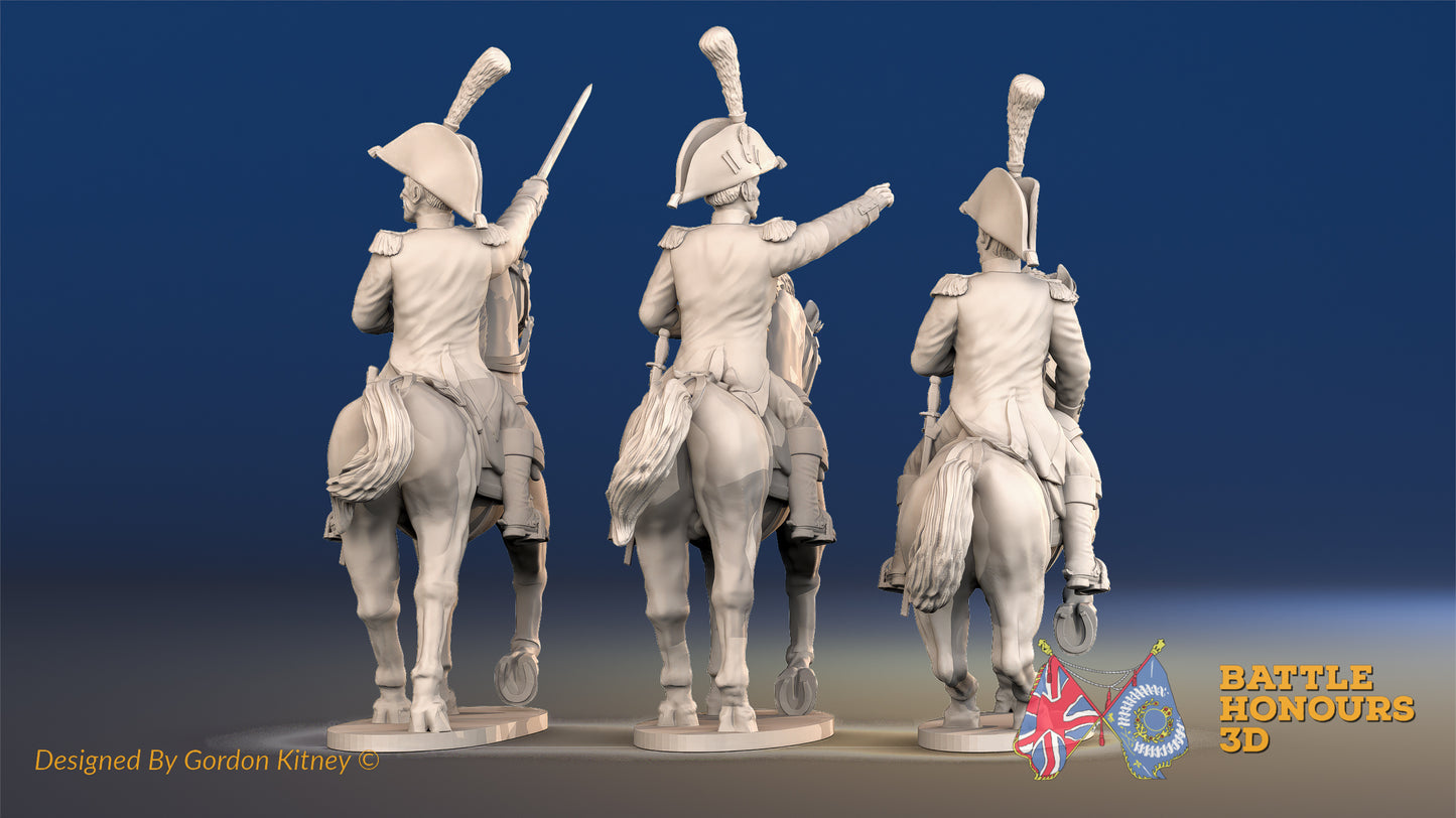 French Colonel Bicorn set 1 rear view