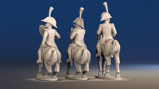 French mounted colonels bicorne set 2 rear view