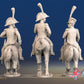 French Colonel Mixed miniature figure rear view