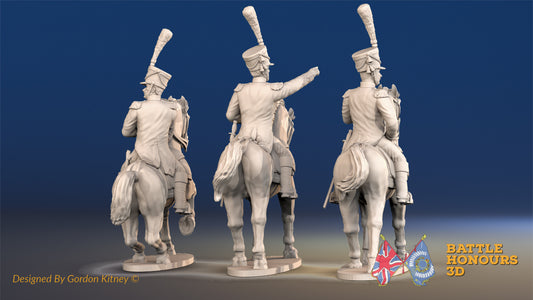French Colonel Shako set 1 rear view