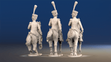 French mounted colonels shako set 2 rear view
