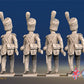 French dismounted Dragoon elite advancing set 1 rear view