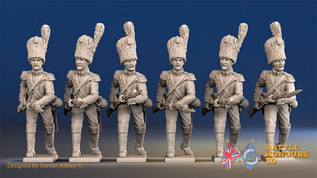 French dismounted Dragoon elite advancing set 1 alternate view