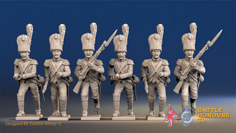 French dismounted Dragoon elite advancing set 2 alternate view